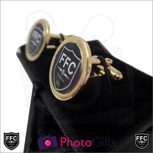 Load image into Gallery viewer, FFC Round Cufflinks