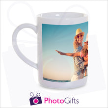 Load image into Gallery viewer, 10oz personalised porcelain mug with your own choice of image on the mug as produced by Photogifts.co.uk