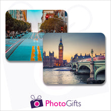 Load image into Gallery viewer, Pack of two individually personalised placemats with your own choice of image as produced by Photogifts.co.uk