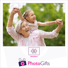 Load image into Gallery viewer, Personalised A3 jigsaw with your own choice of image. Breaks down into 96 pieces. As produced by Photogifts.co.uk