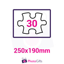 Load image into Gallery viewer, Personalised A4 jigsaw with your own choice of image. Breaks down into 30 pieces . As produced by Photogifts.co.uk
