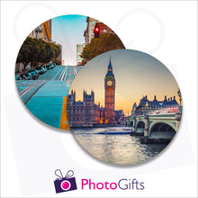 Load image into Gallery viewer, Two individually personalised placemats with your own choice of image as produced by Photogifts.co.uk