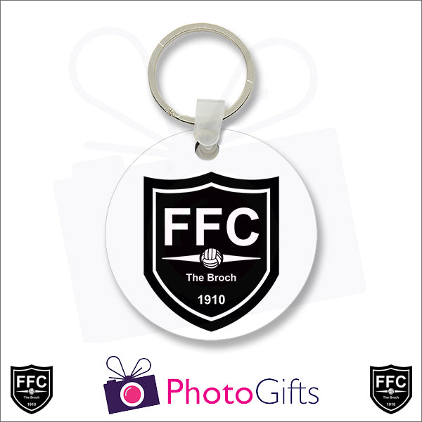 Fraserburgh Football Club Round Photo Keyring | Custom Photo Keyrings ...