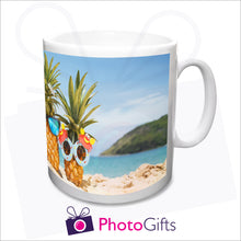 Load image into Gallery viewer, 10oz White gloss personalised mug with your own choice of image as made by Photogifts.co.uk
