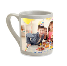 Load image into Gallery viewer, 7oz personalised white china mug with your own choice of image on the mug as produced by Photogifts.co.uk
